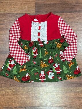 ricrac and ruffles christmas dress & | Dresses | Ricrac Ruffles Baby Girls Long Sleeve Winter Tiered 36m This dress features a Dress-DAYDRESS-Default-DRESS Size:5x My Little Pony Tutu, Floral dress